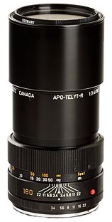 Leica 180mm f/3.4 APO-Telyt-R lens (Canada 3 Cam) - Grade 8