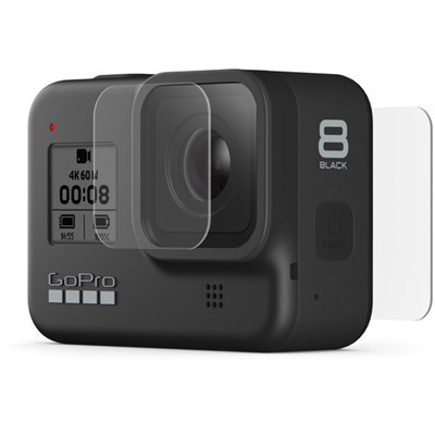[AJPTC-001] Go Pro Tempered Glass Lens + ScreenProtectors (HERO8 Black) 