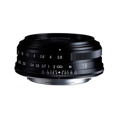 [V-X1828B] Voigtlander 18mm f/2.8 Color Skopar Aspherical Black : Fujifilm X