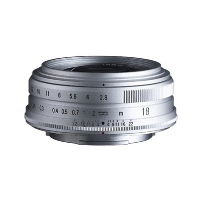 [V-X1828S] Voigtlander 18mm f/2.8 Color Skopar Aspherical Silver : Fujifilm X